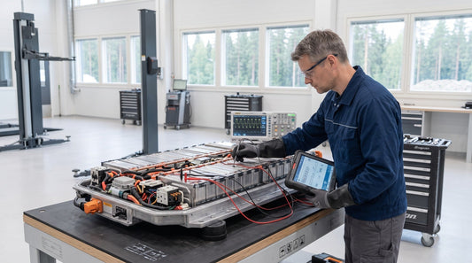 Sähköauton korkeajänniteakun diagnostiikka ja korjaus akkukorjaamolla